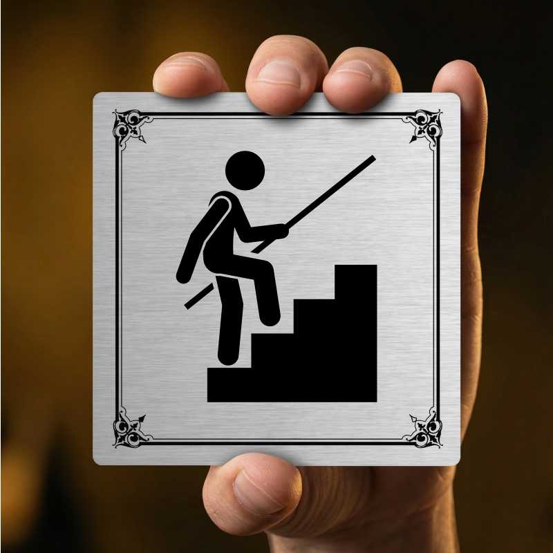 Schodiště, 100x100mm, zlatá, Nevada